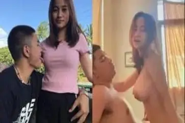 Gadis Cantik Pasrah Goyang Kasur Ruang Tamu